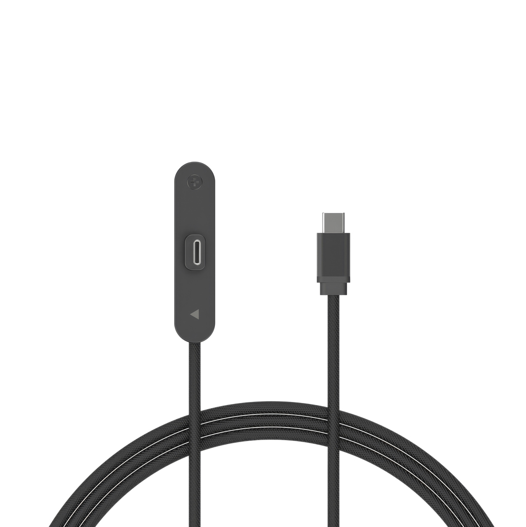 Cable Aluvia RCS 65W PD con soporte ajustable para teléfono