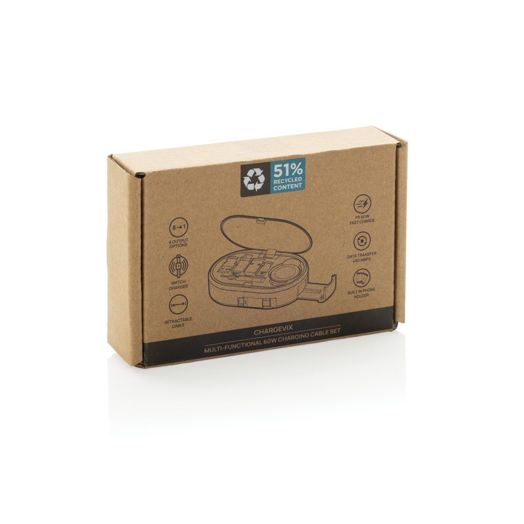 Picture of Chargevix RCS rplastic Multi-functional 60W charging set