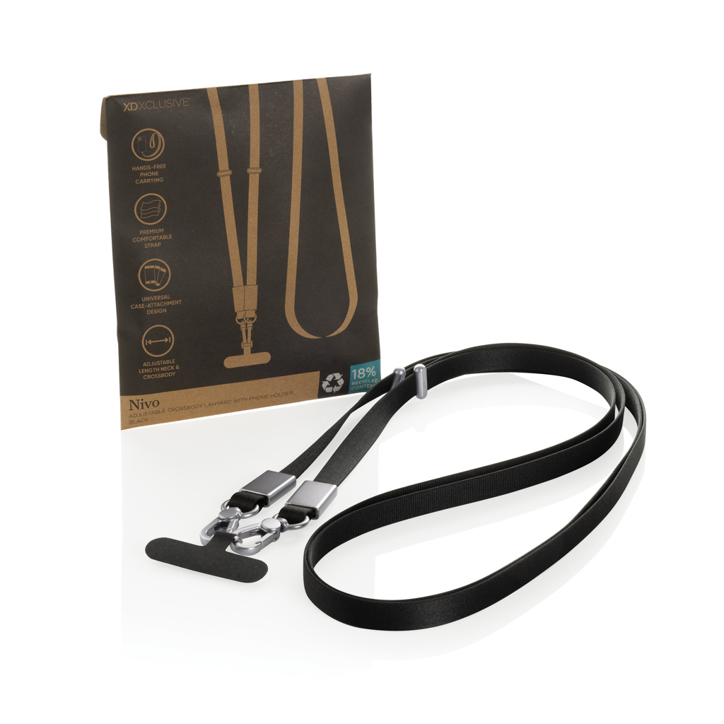 Nivo Crossbody-Handyband aus RCS recyceltem PET - 3