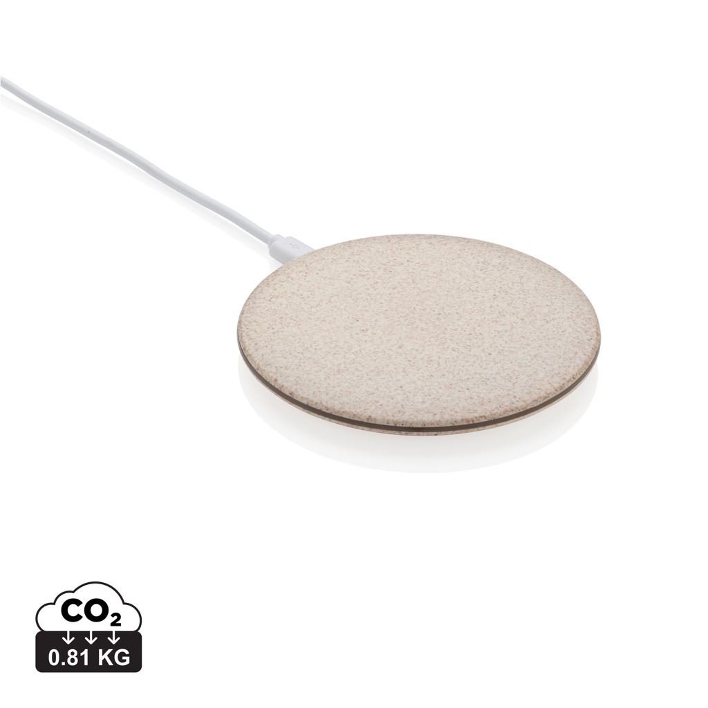 Cargador inalámbrico 5W de paja de trigo