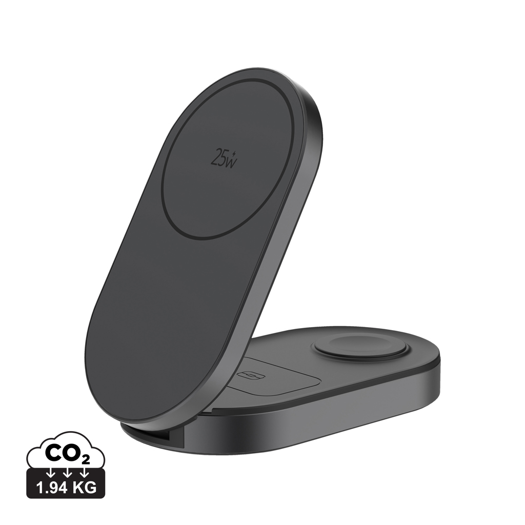 Cargador inalámbrico plegable Quantum ultrarrápido 3 en 1