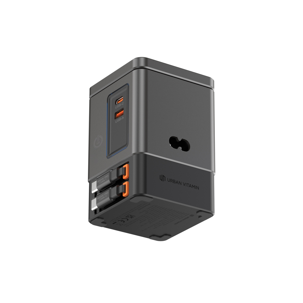 Picture of Urban Vitamin Sacramento 105W GAN charger+retractable cables