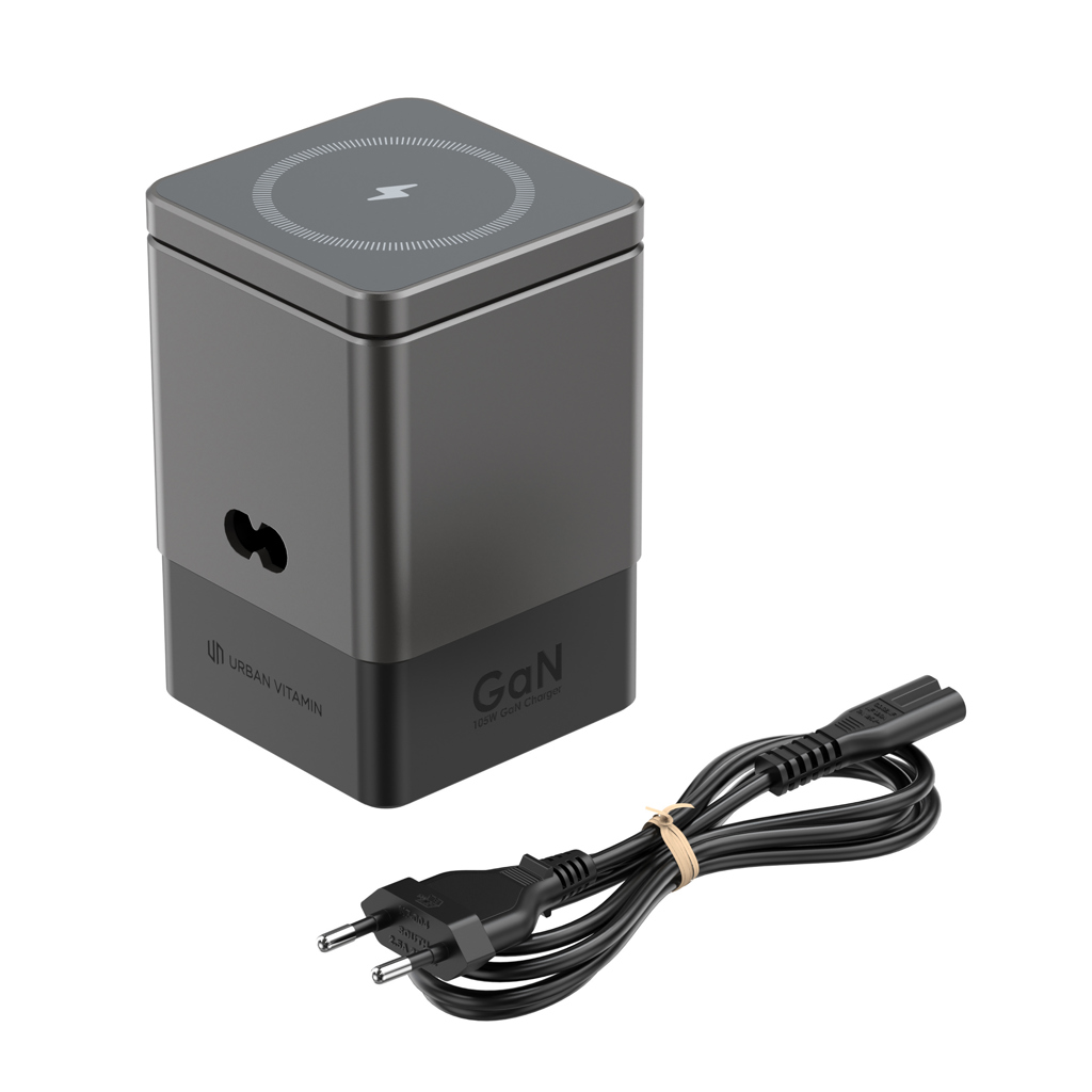 Picture of Urban Vitamin Sacramento 105W GAN charger+retractable cables