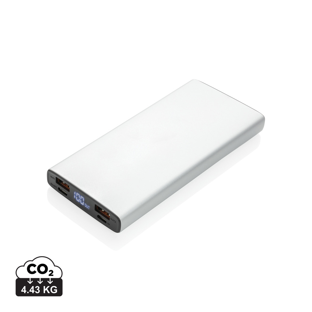 Powerbank PD aluminio 18W y 10.000 mAh