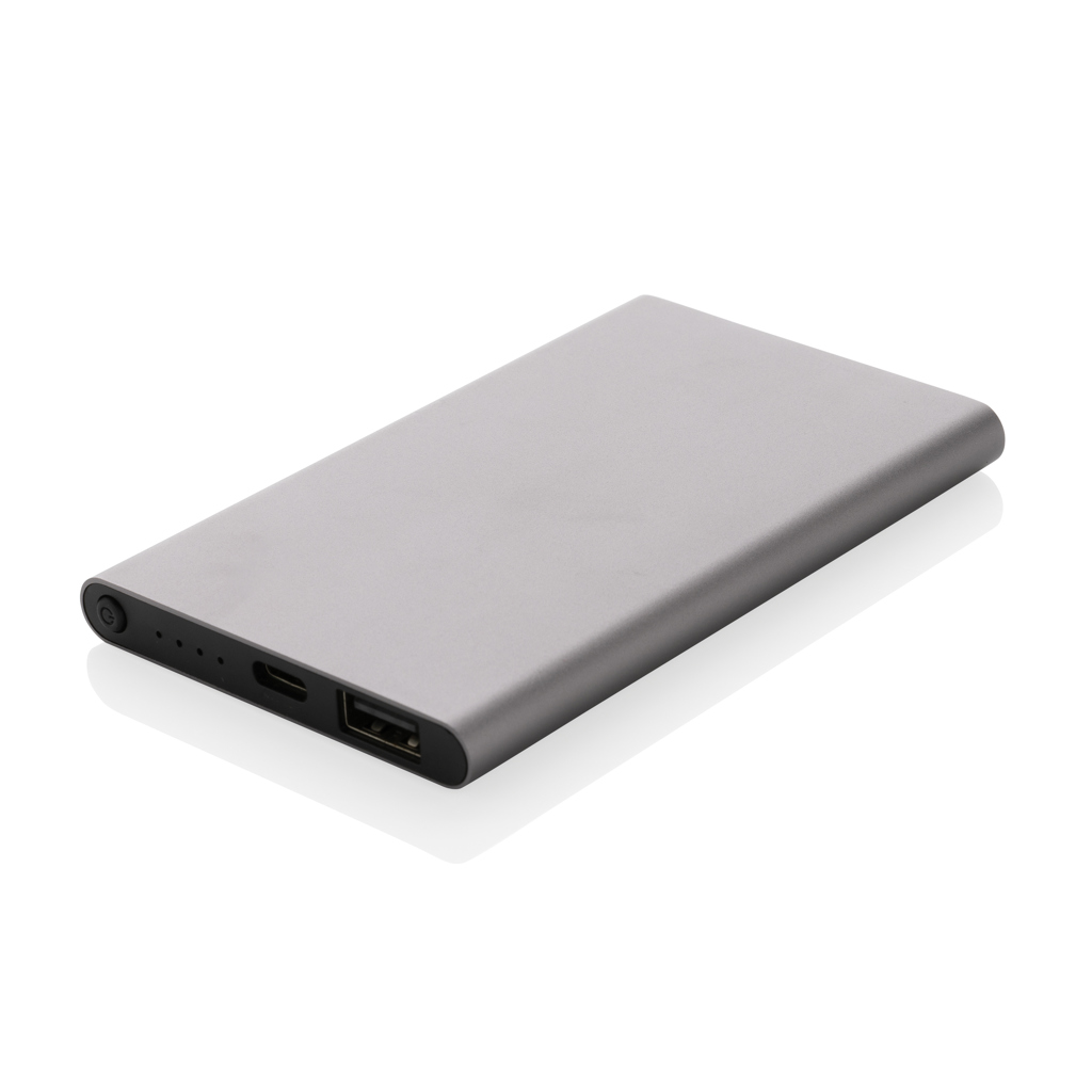 Rcs Recycled Plastic/Aluminum 4000 Mah Powerbank with Type C