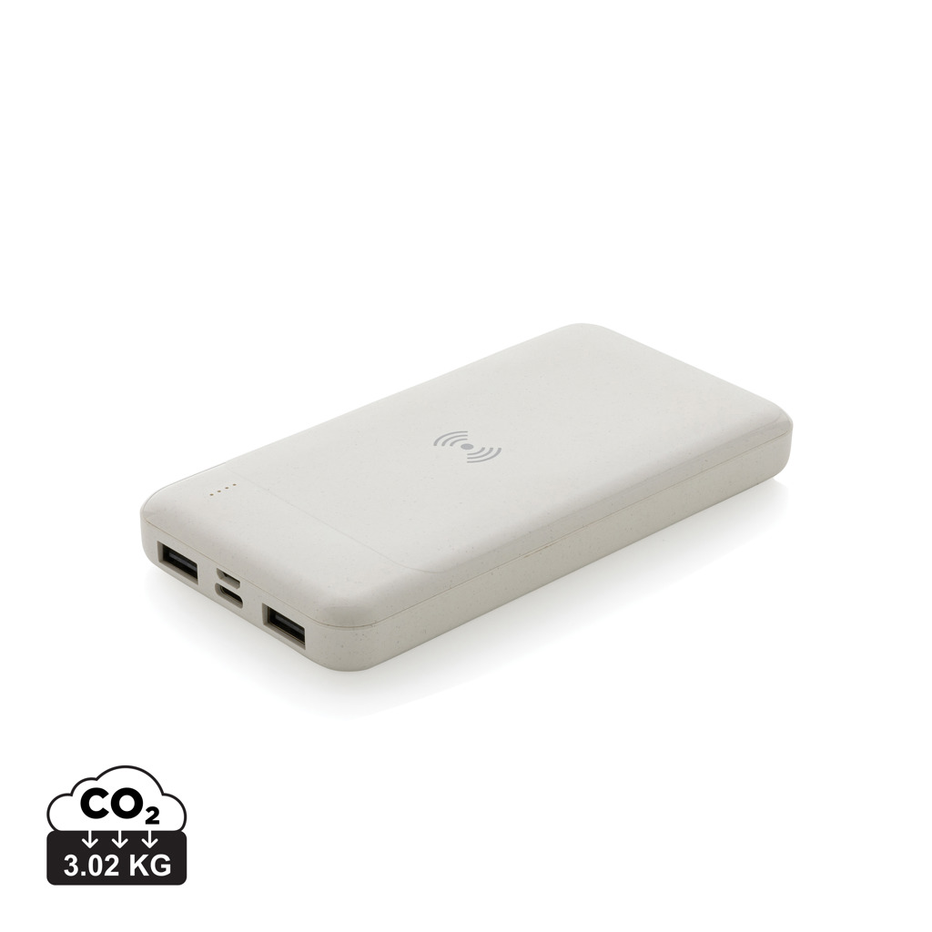 Powerbank inalámbrico de plástico reciclado estándar RCS