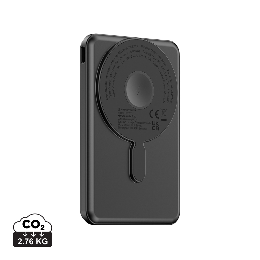 Powerbank magnético Urban Vitamin Redwood 5 en 1