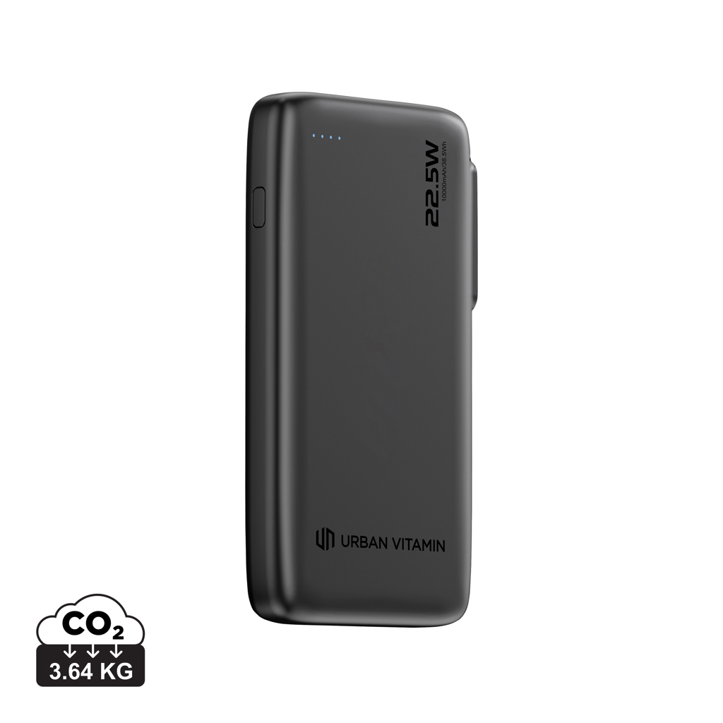 Batería externa Urban Vitamin Emeryville 20W y 10.000 mAh