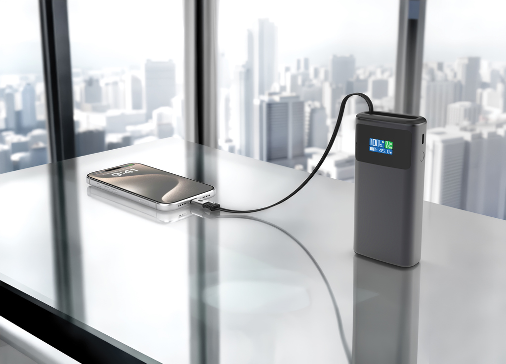 Powerbank Quantum RCS ultrarrápida PD45W de 10.000 mAh