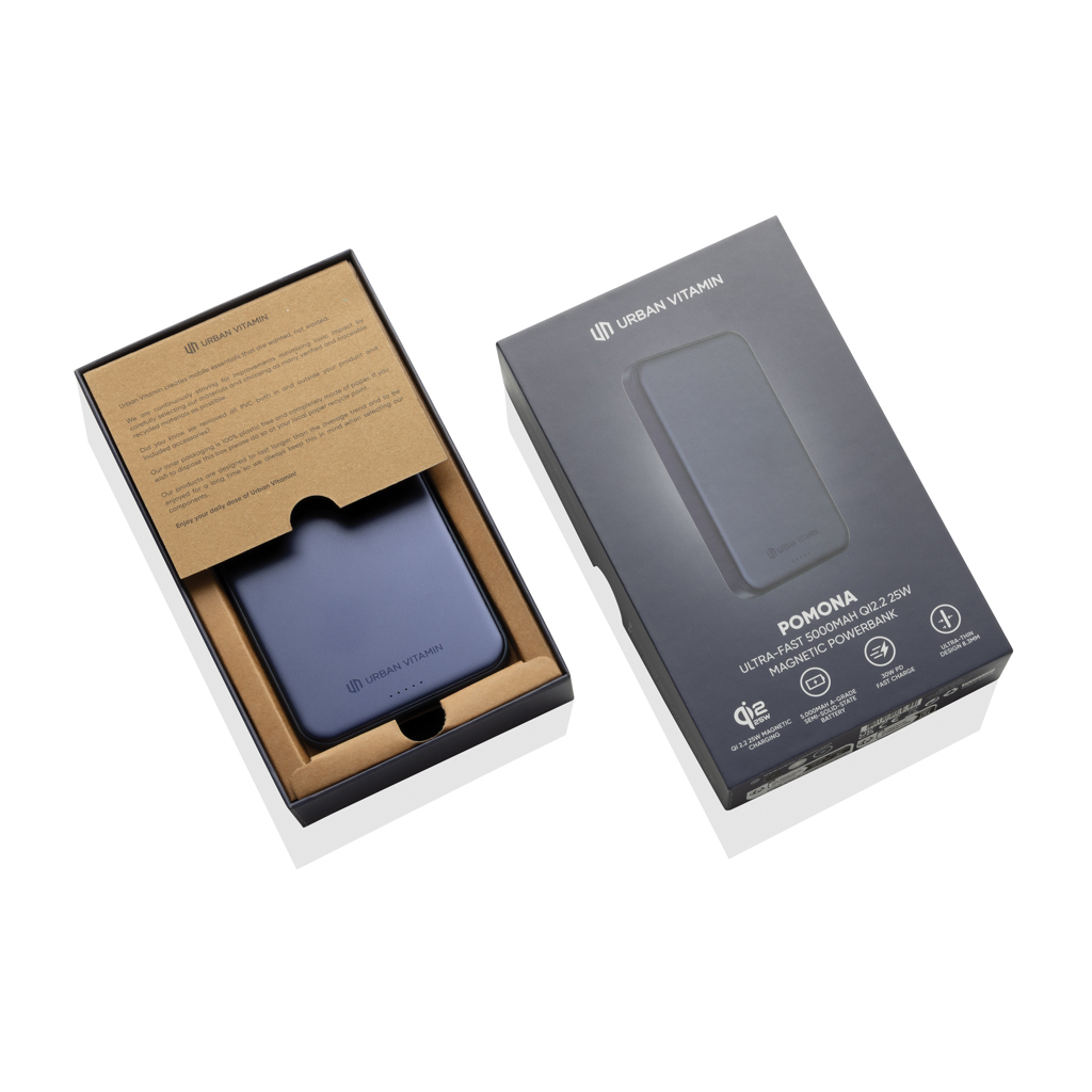 Powerbank magnética Urban Vitamin Pomona 5000 mAh Qi2.2 25W