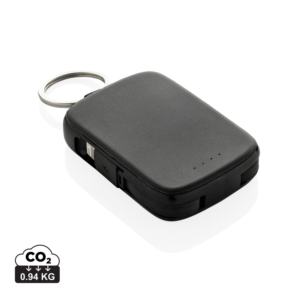 Llavero Nexo y batería externa 2000 mAh con cables RCS