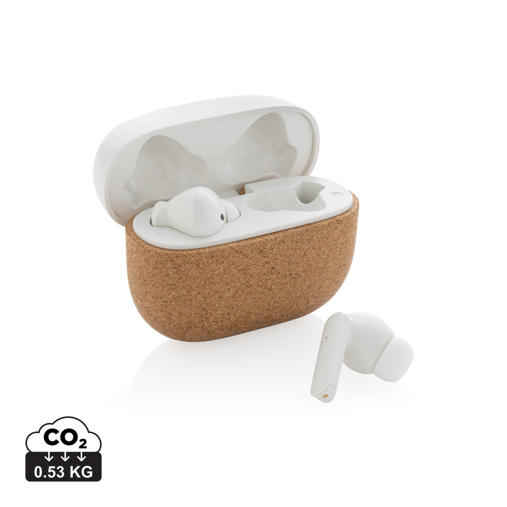 Oregon RCS TWS øretelefoner i genanvendt plast og kork, brun