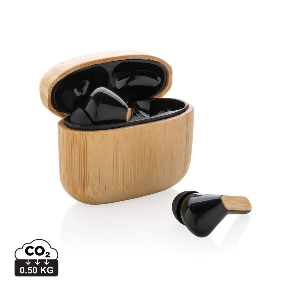 Auriculares TWS de bambu: tecnologia eco que sorprende como regalo
