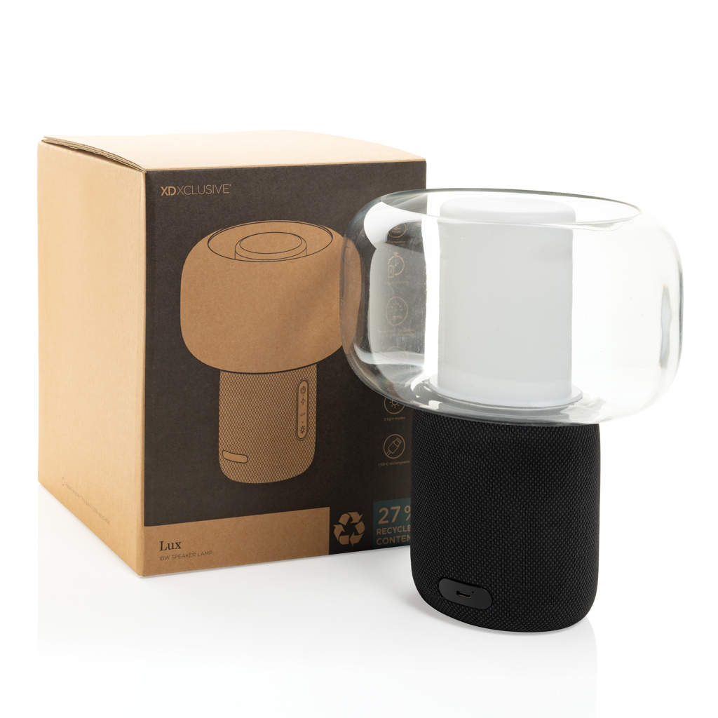 Picture of Lux RCS recycled plastic 10W speaker lamp