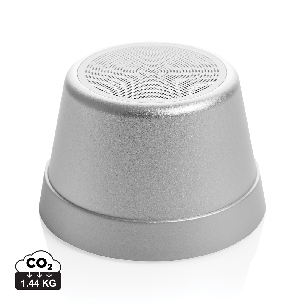 plata Altavoz magnético 5W de aluminio reciclado Nivio RCS