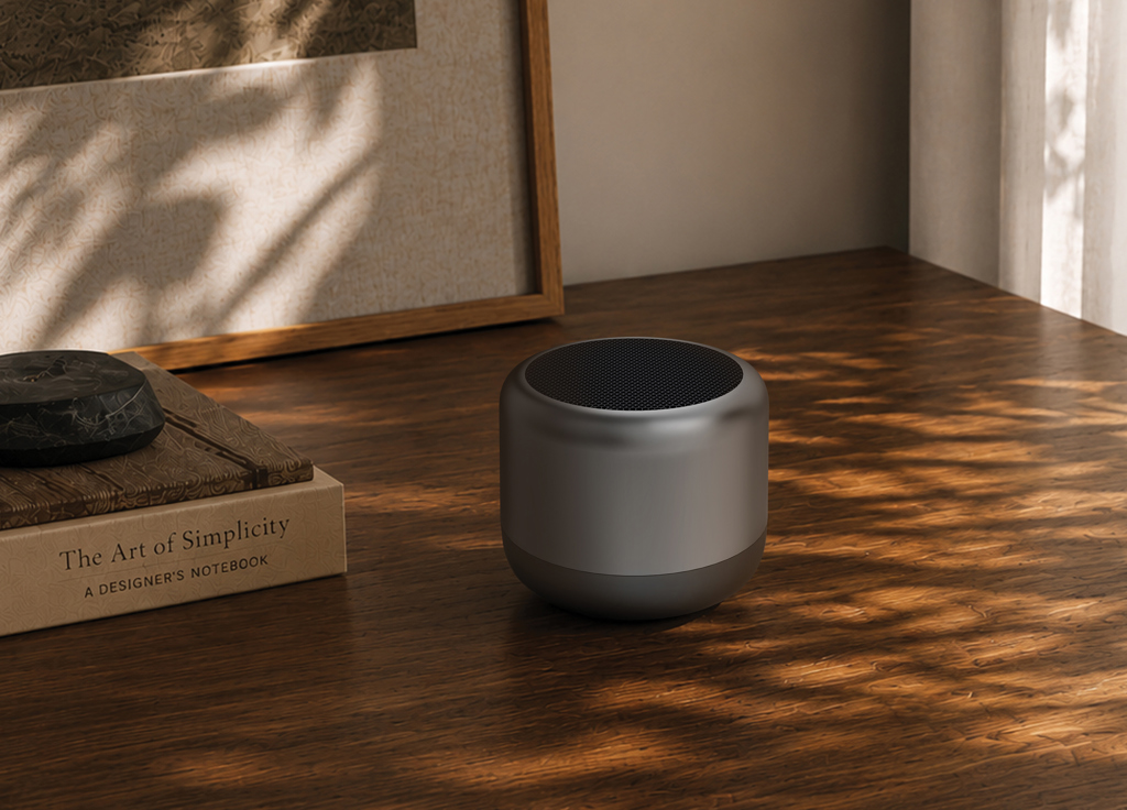 gris Altavoz Peblo RCS con batería extraíble 3W