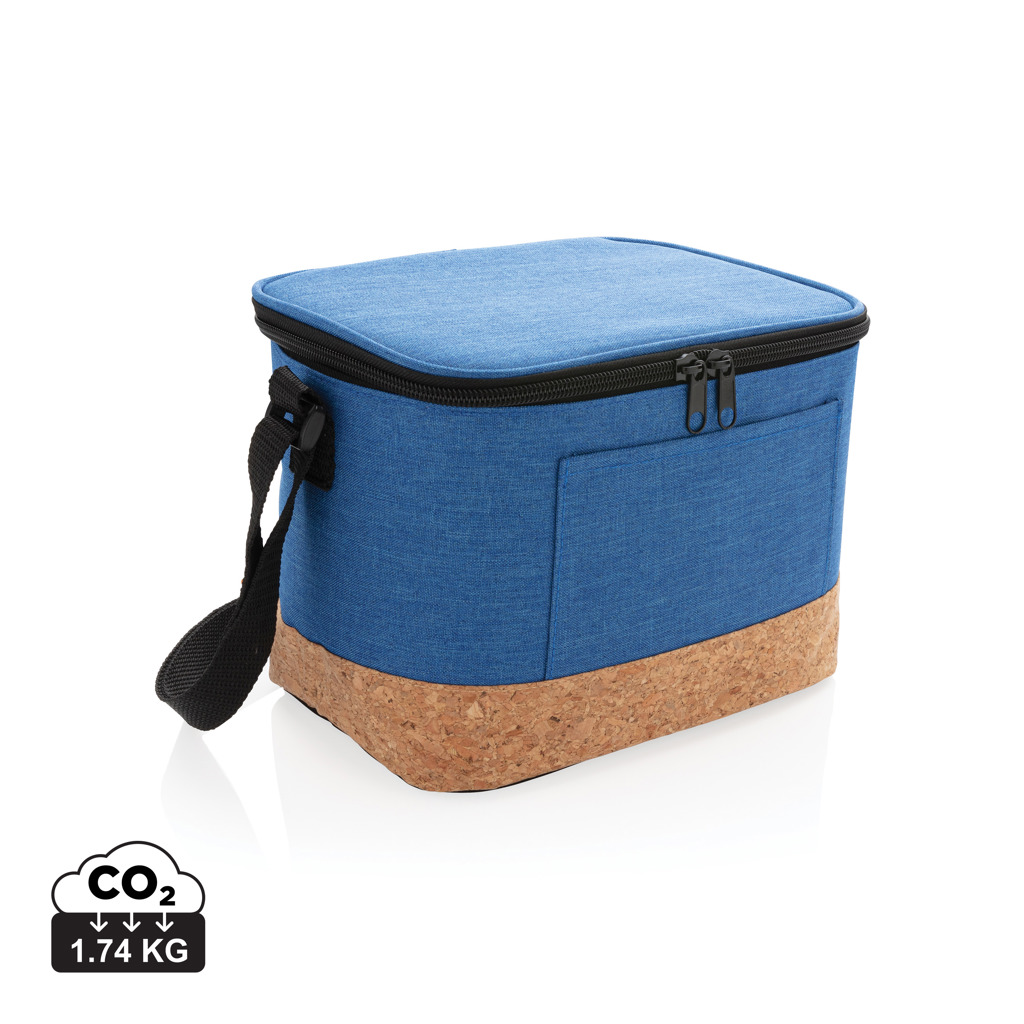 Two tone cooler bag with cork detail — Outdoor promotional product
