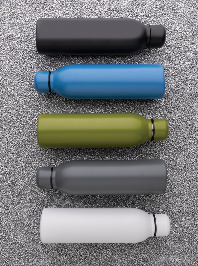 Botella al vacío de acero inoxidable reciclado RCS