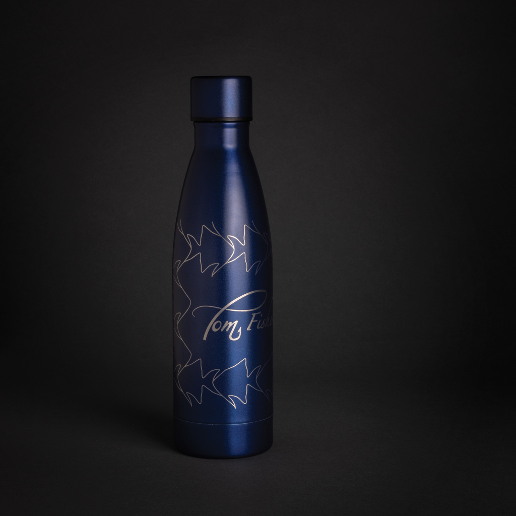 Botella sólida de acero inoxidable reciclado RCS