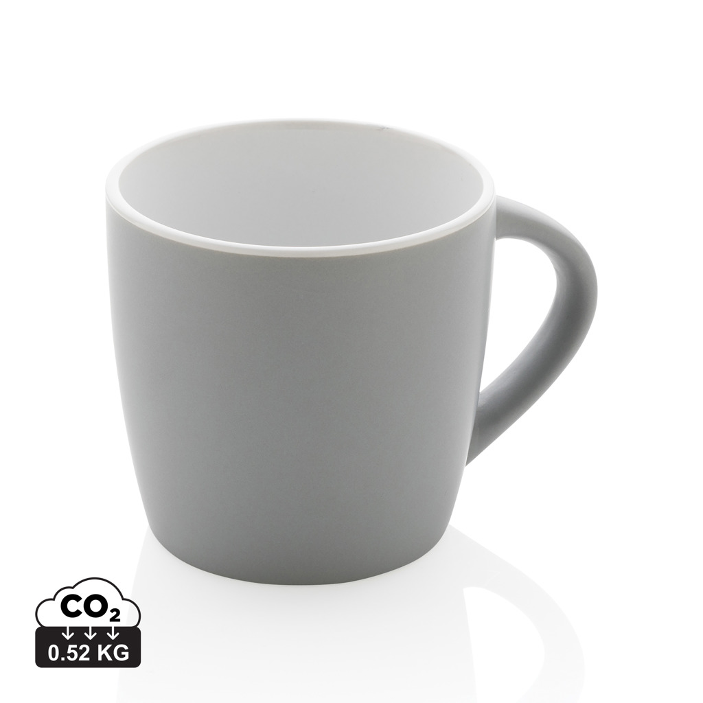 Taza de cerámica con interior de color 300ml
