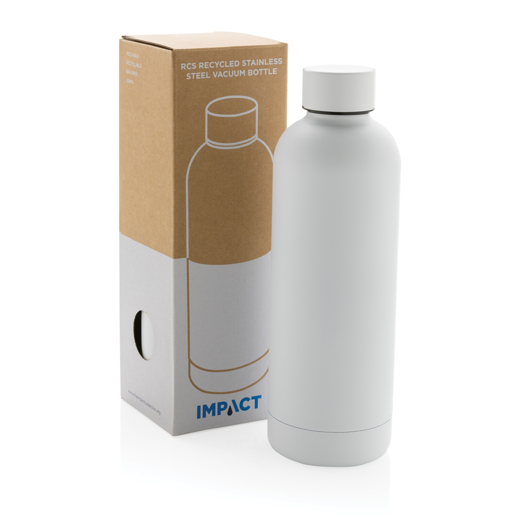 Botella al vacío Impact de acero inoxidable reciclado RCS