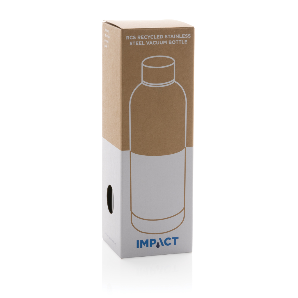 Botella al vacío Impact de acero inoxidable reciclado RCS