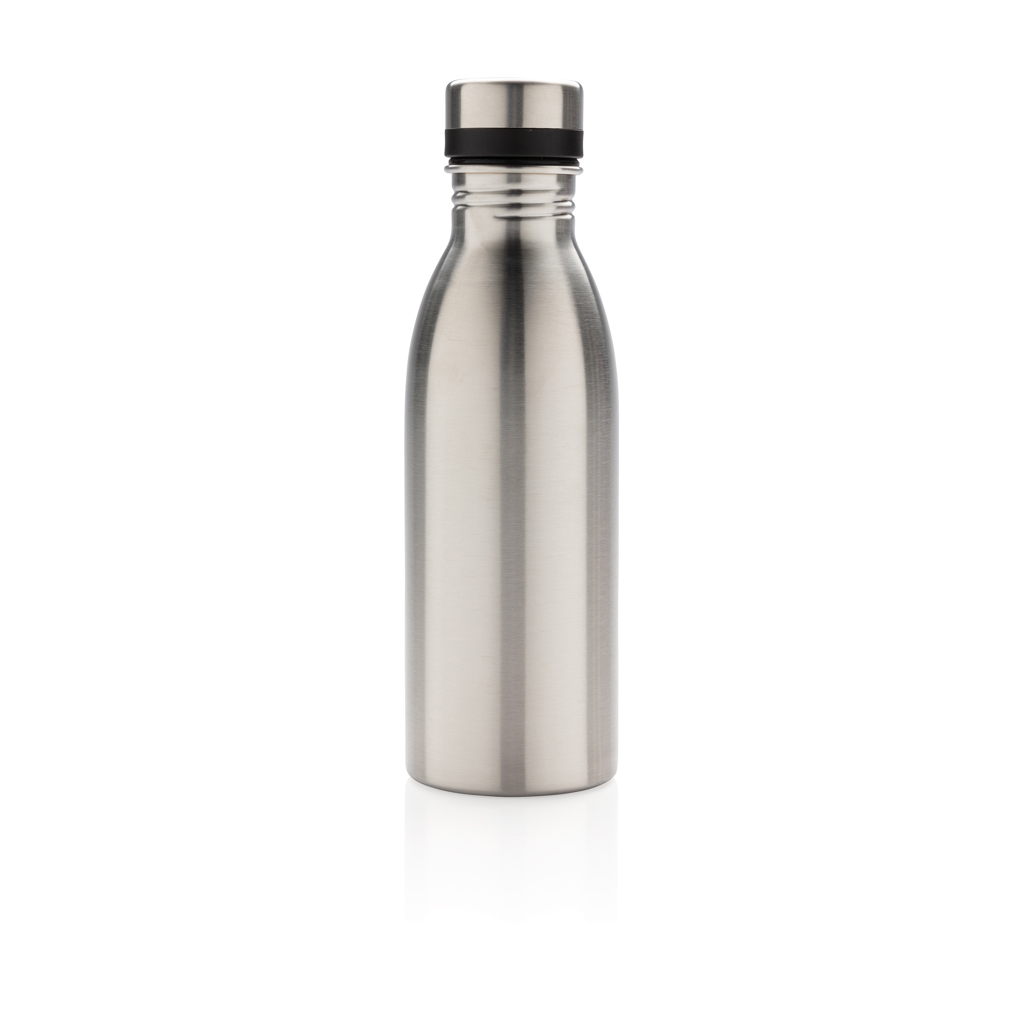 plata Botella de agua de lujo de acero inoxidable reciclado RCS