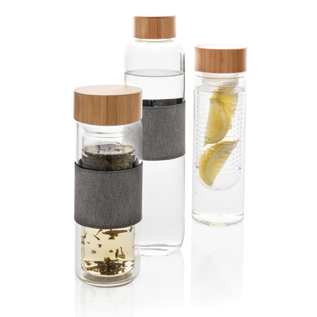 Picture of Infuser bottle with bamboo lid