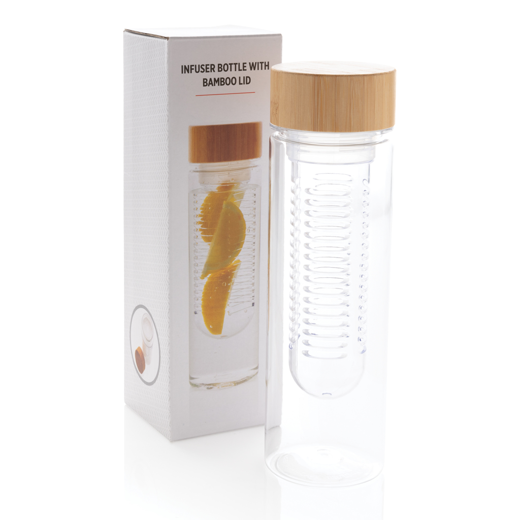 Picture of Infuser bottle with bamboo lid