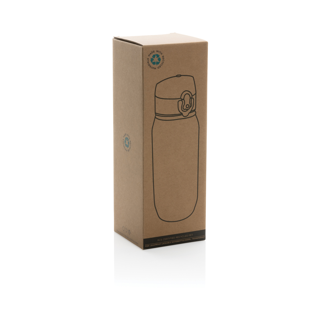 Picture of Yide RCS Recycled PET leakproof lockable waterbottle 600ml