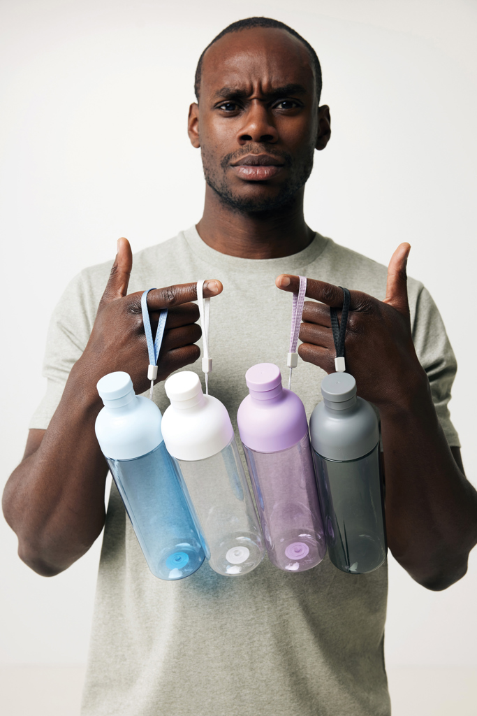 Botella de agua antigoteo PET reciclado Impact RCS 600 ml