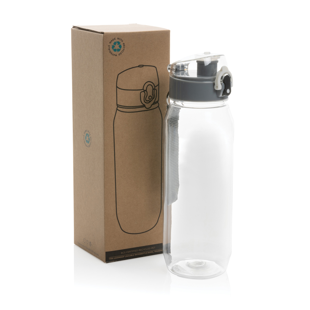 Picture of Yide RCS Recycled PET leakproof lockable waterbottle 800ml