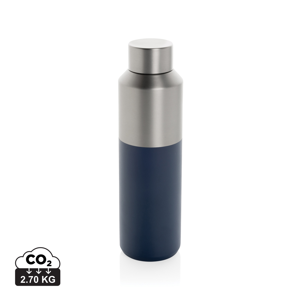 azul marino Botella de agua Fluid acero reciclado certificado RCS 600 ml