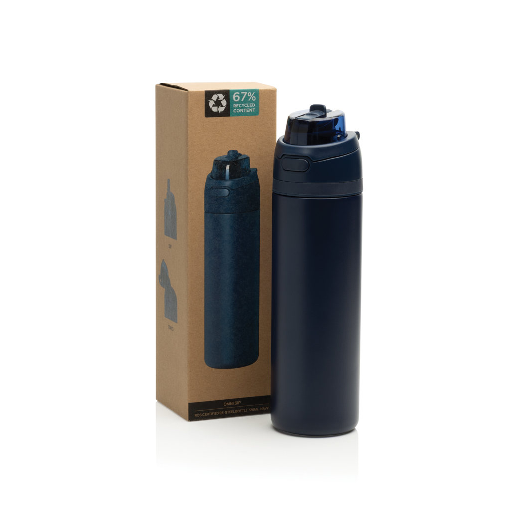Bouteille étanche 720ml acier certifié RCS Omni Sip