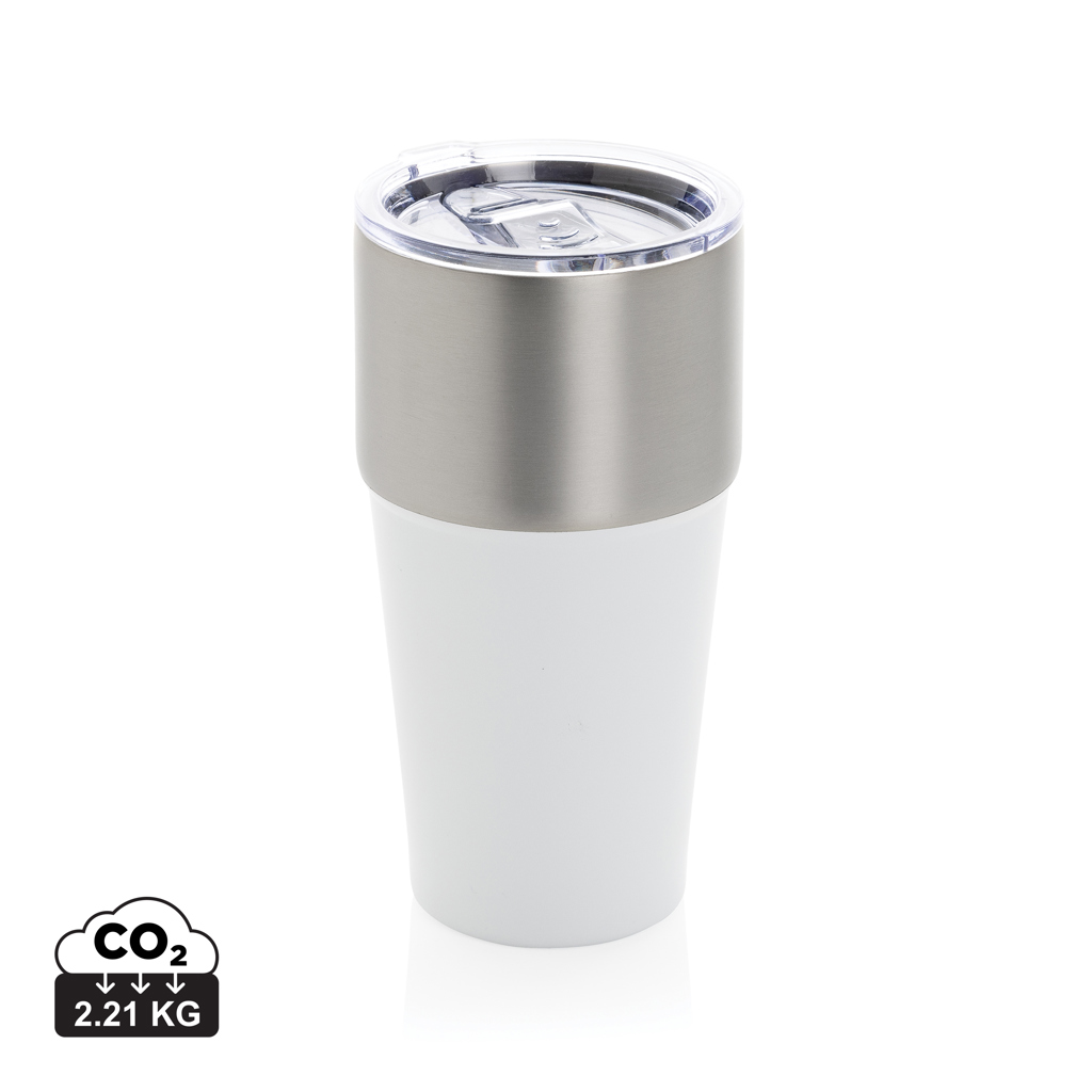 blanco Vaso Fluid acero reciclado certificado RCS 500 ml