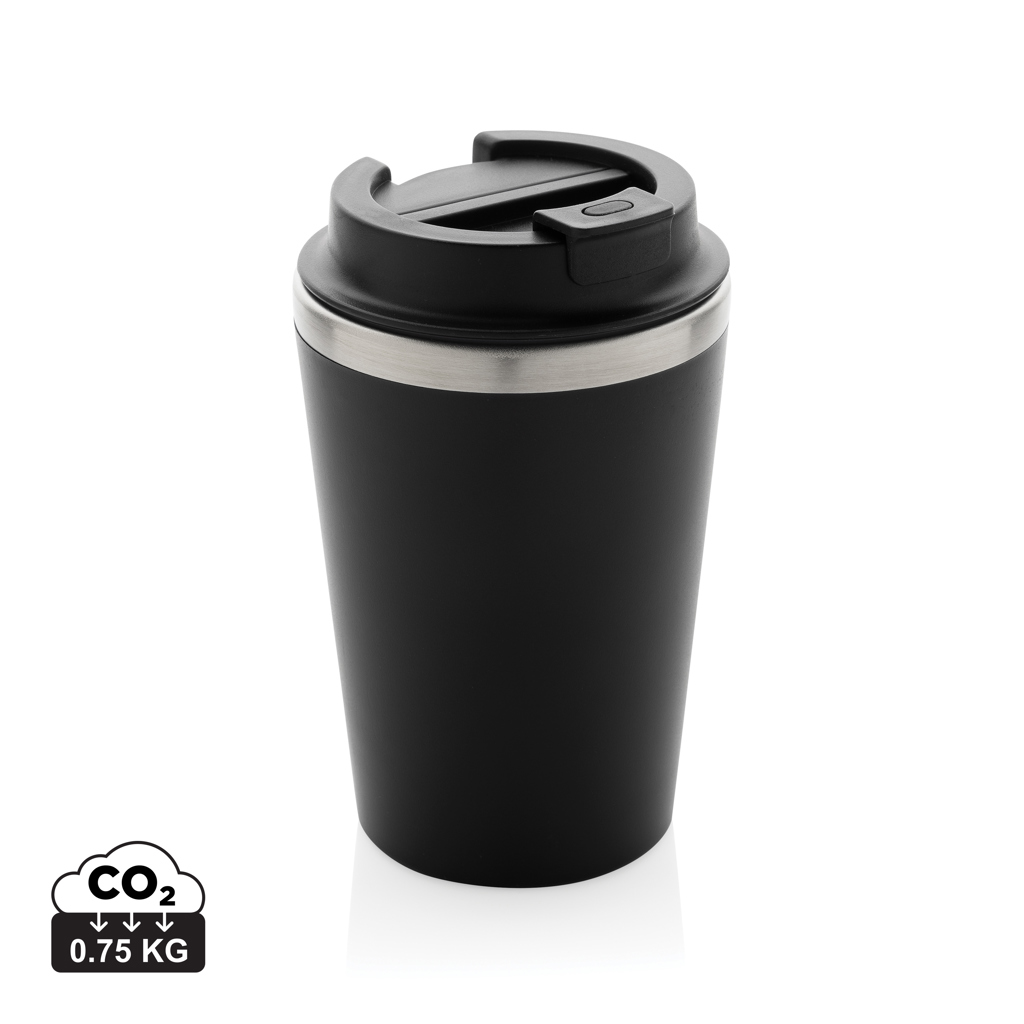 Taza de doble pared reciclado RCS Java 350 ml