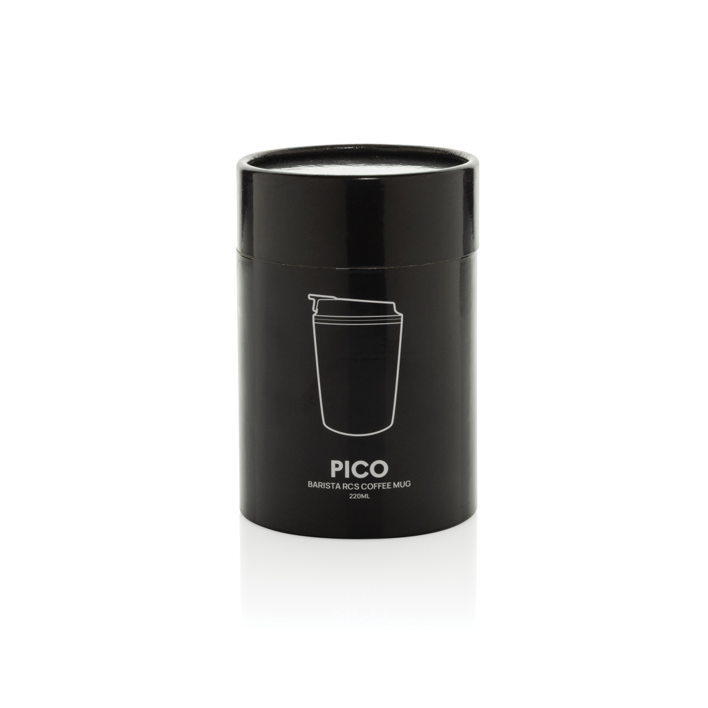 Tasse à café 220ml dans une boite cylindrique Pico Barista