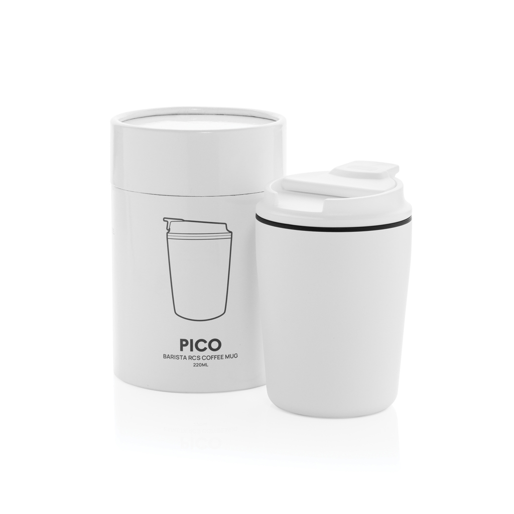 Tasse à café 220ml dans une boite cylindrique Pico Barista