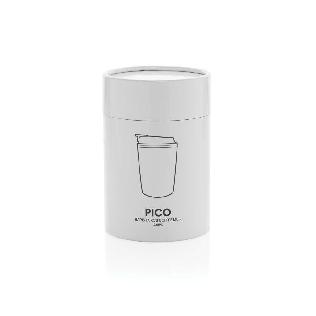 Tasse à café 220ml dans une boite cylindrique Pico Barista