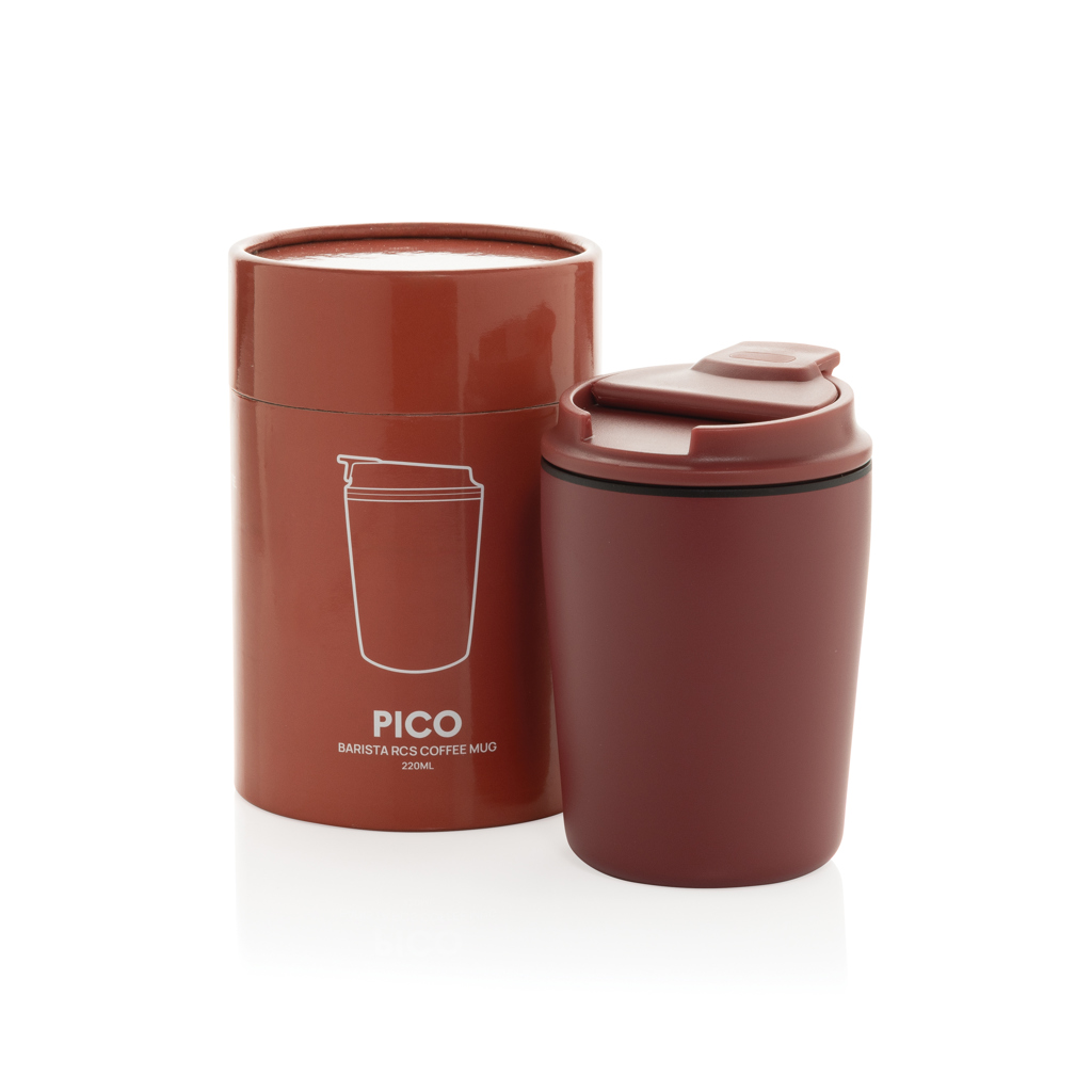 Tasse à café 220ml dans une boite cylindrique Pico Barista