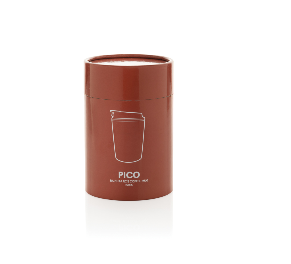 Tasse à café 220ml dans une boite cylindrique Pico Barista