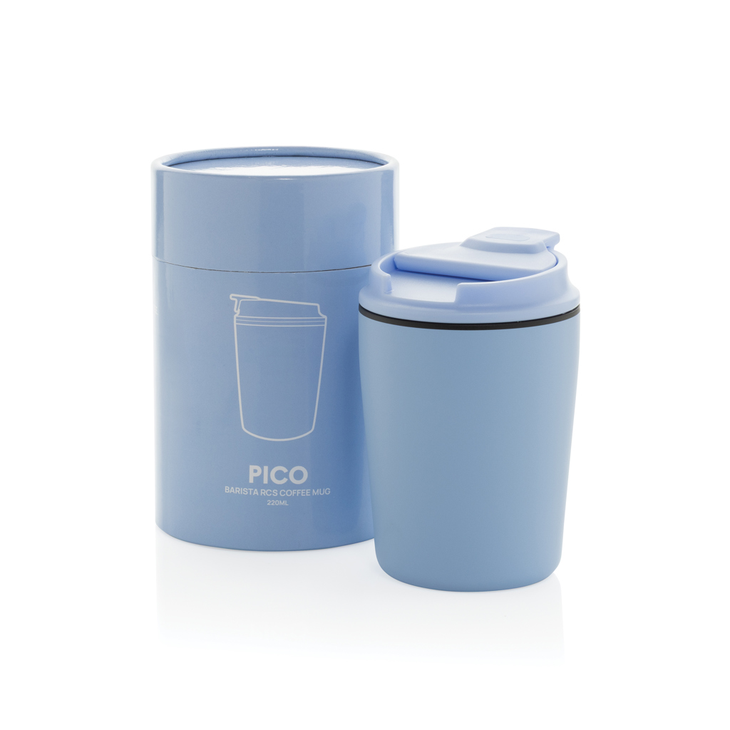 Tasse à café 220ml dans une boite cylindrique Pico Barista
