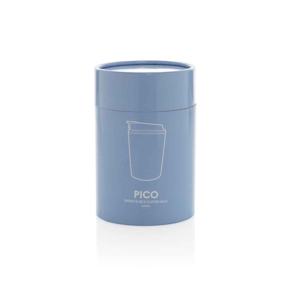Tasse à café 220ml dans une boite cylindrique Pico Barista