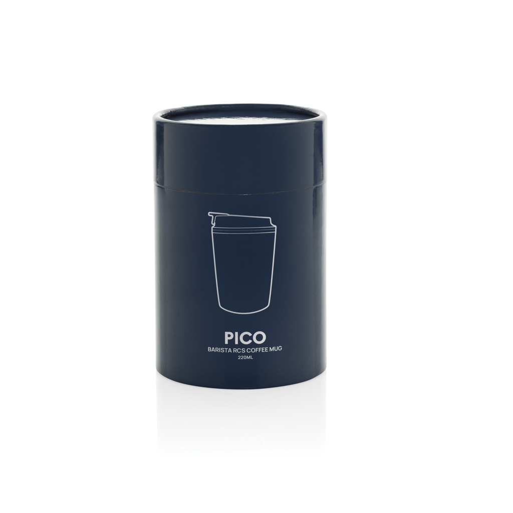 Tasse à café 220ml dans une boite cylindrique Pico Barista