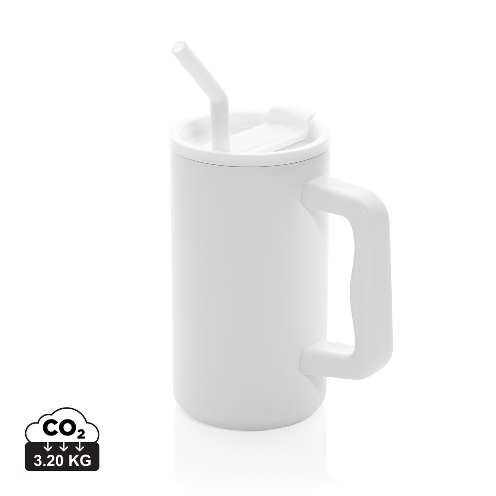 blanco Taza Cube de acero reciclado RCS 800 ml