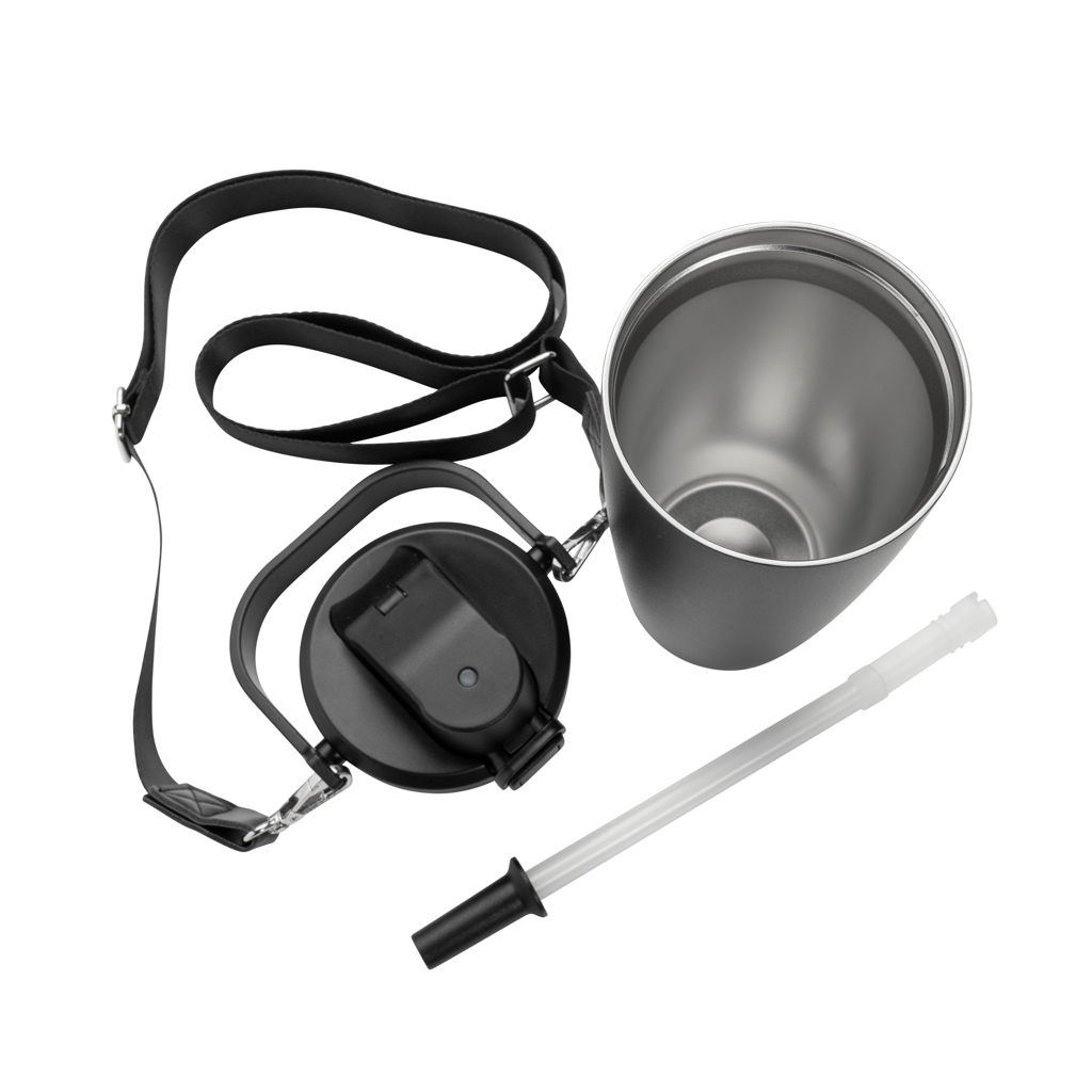 Picture of Avira Ayala RCS re-steel duosip lockable crossbody tumbler