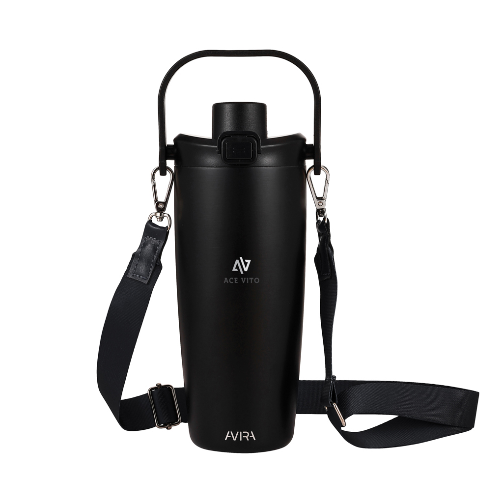 Picture of Avira Ayala RCS re-steel duosip lockable crossbody tumbler