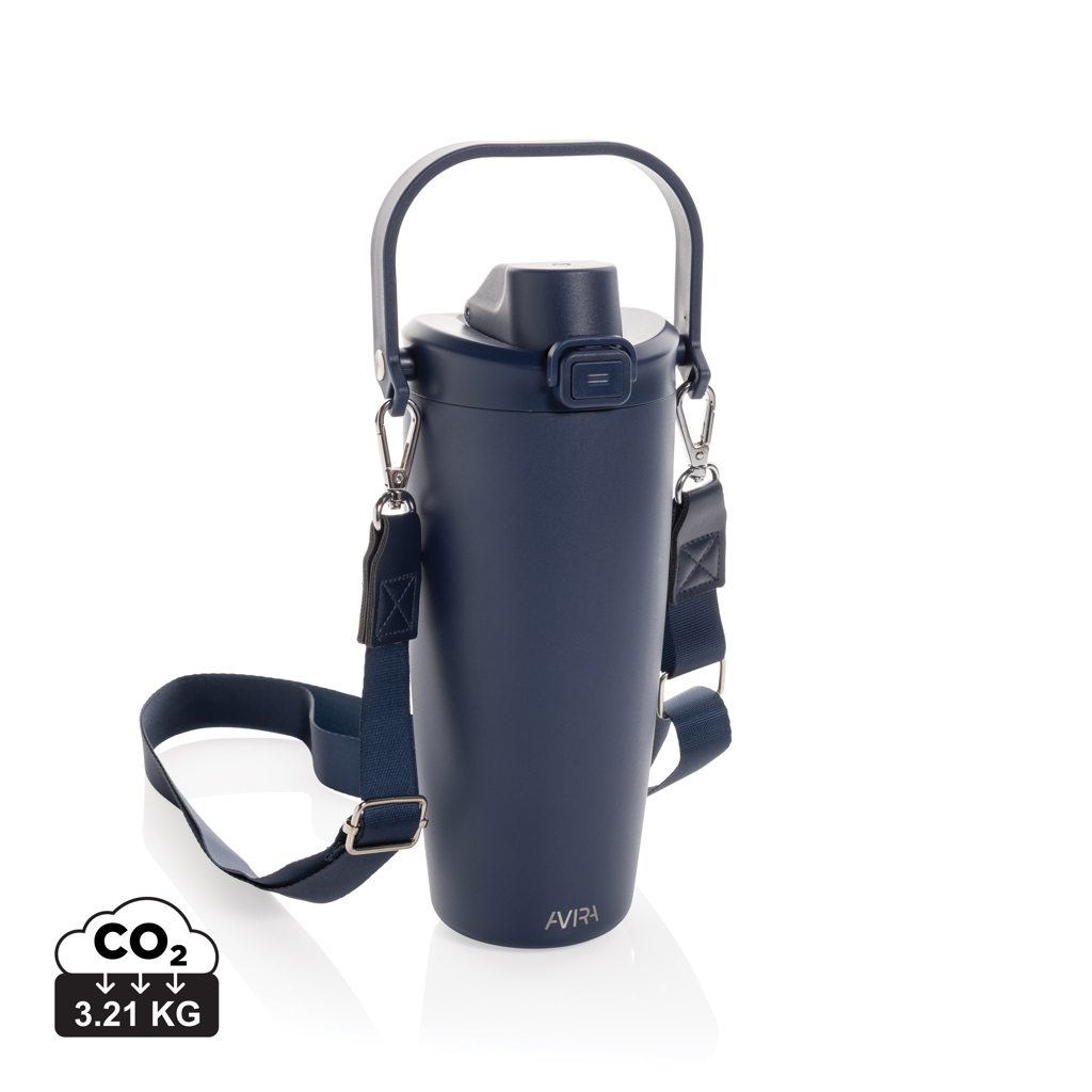 azul marino Taza con cierre Avira Ayala RCS Re-steel Duosip