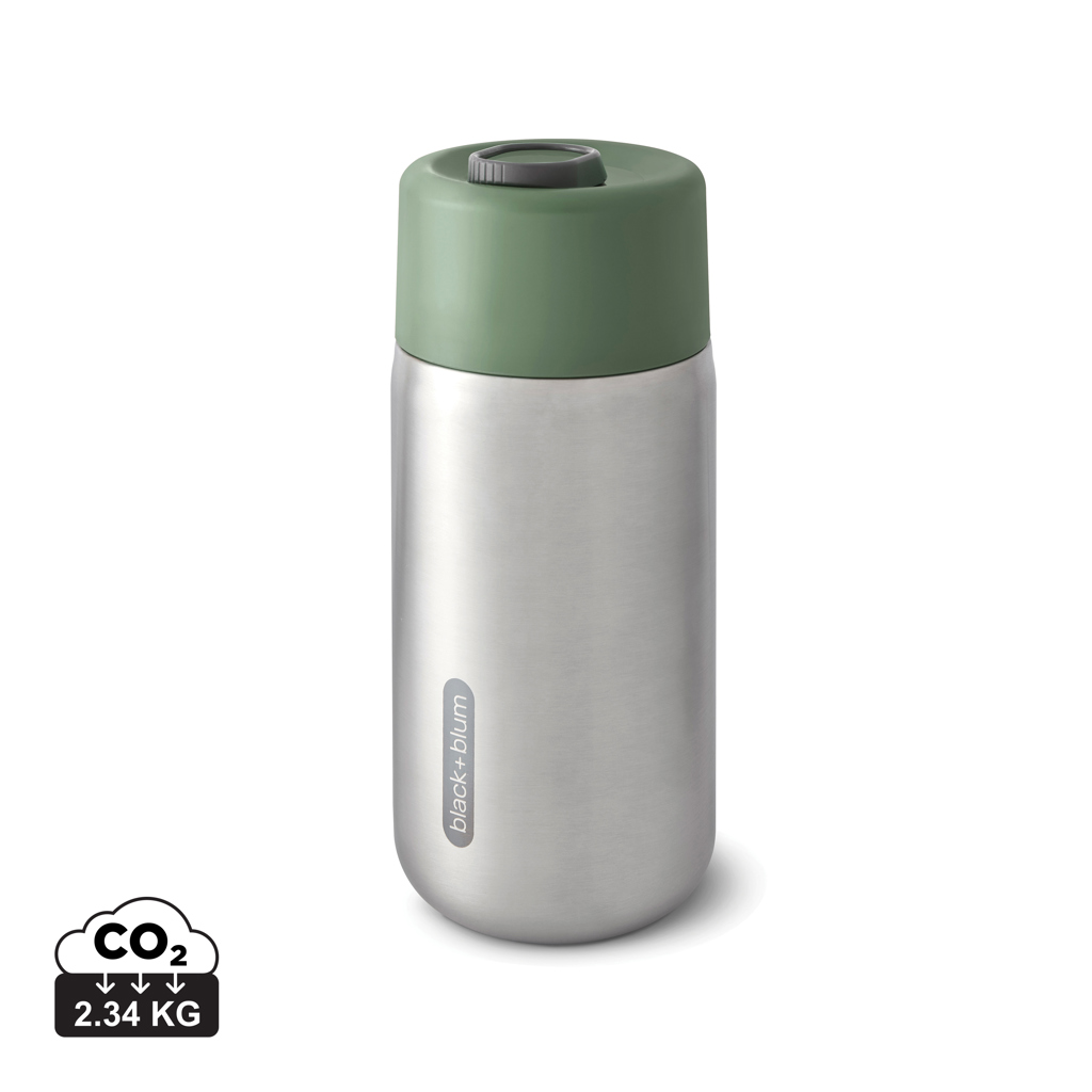 verde oliva Taza aislada antigoteo acero inoxidable Black + Blum
