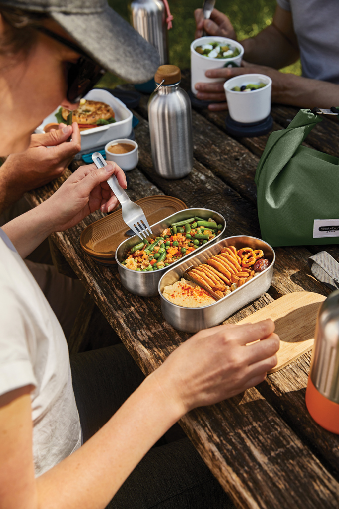 Picture of Black+Blum Stainless Steel Double Bento Box